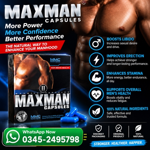 Maxman Plus Tablets Price In Pakistan