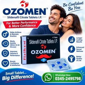Ozomen Forte 100mg Tablet Price in Pakistan