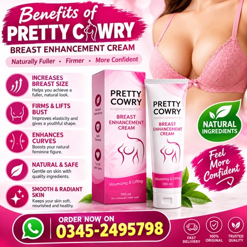 Pretty Cowry Breast Enhancement Cream Price in Pakistan Pretty Cowry Breast Enhancement Cream Price in Pakistan
