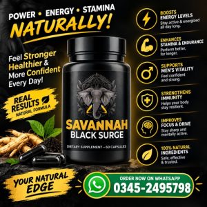 Savannah Black Surge Price In Pakistan