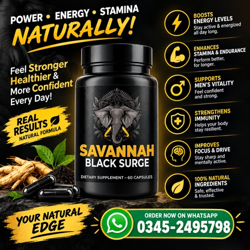 Savannah Black Surge Price In Pakistan