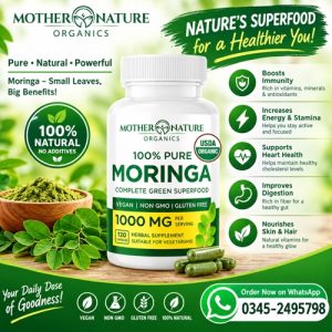 Organitics Moringa Capsules Price In Pakistan