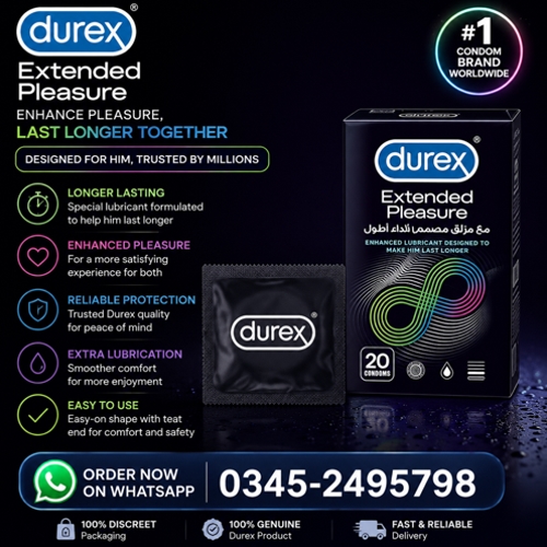 Durex Extended Pleasure 20 Condoms Price In Pakistan