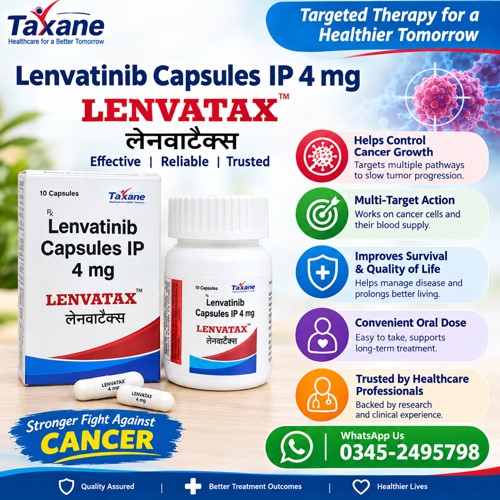 Lenvatinib Capsules IP 4 Mg Price in Pakistan