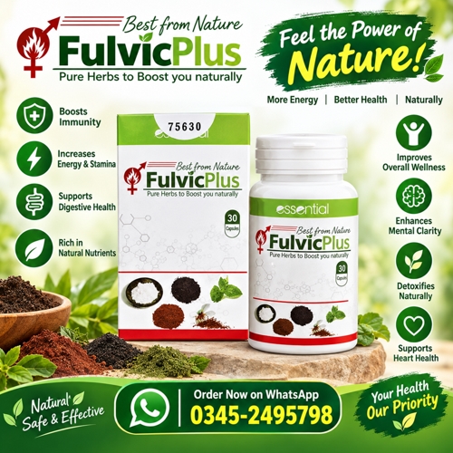 Fulvic Plus Capsules Price in Pakistan