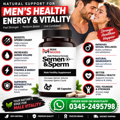 Semen and Sperm Male Fertility Supplement Price in Pakistan