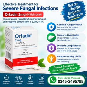 Orfadin 2 mg Capsules Price In Pakistan