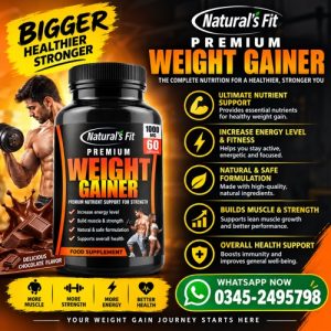 Natural Fit Premium Weight Gainer Capsule Price In Pakistan