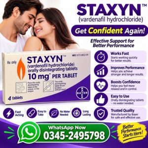 Staxyn Tablets Price In Pakistan
