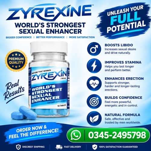 Zyrexin 525mg Tablets Price In Pakistan Zyrexin 525mg Tablets Price In Pakistan