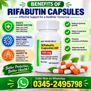 Rifabutin Capsules Price In Pakistan Rifabutin Capsules Price In Pakistan