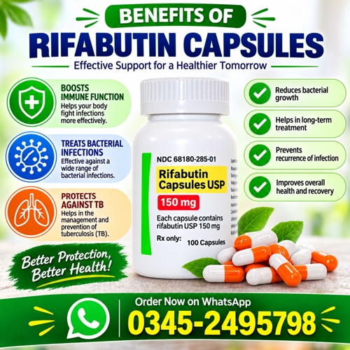 Rifabutin Capsules Price In Pakistan