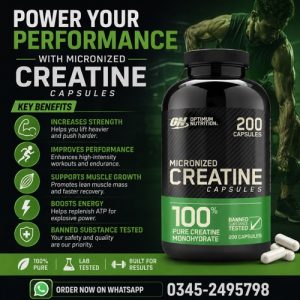 Monohydrate Creatine Capsules Price In Pakistan