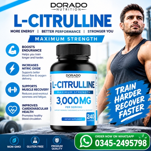 Dorado Nutrition L-Citrulline 3000mg Price In Pakistan