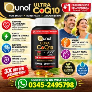 Qunol Ultra CoQ10 Price In Pakistan Qunol Ultra CoQ10 Price In Pakistan