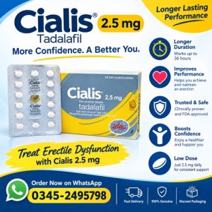 Cialis 2.5Mg Price In Pakistan