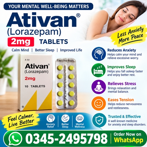 Ativan Lorazepam 2mg Tablets Price In Pakistan