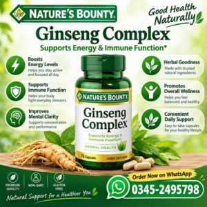 Ginseng Complex Capsules Price In Pakistan