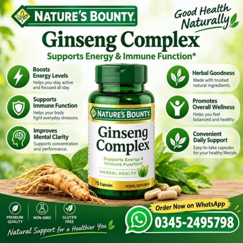 Ginseng Complex Capsules Price In Pakistan