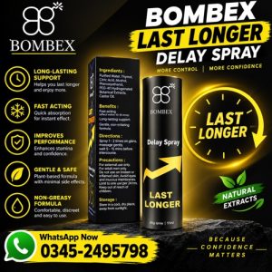 BOMBEX Last Longer Delay Spray Price In Pakistan