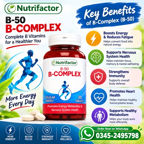 B-50 B-Complex Tablets Price In Pakistan