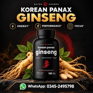 NutraChamps Korean Panax Ginseng Price In Pakistan