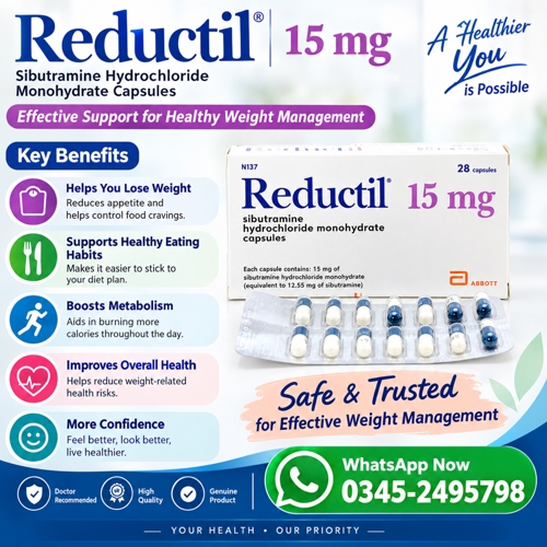 Reductil 15mg Capsule Price In Pakistan