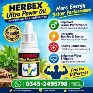 Herbex Ultra Power Oil Price In Pakistan