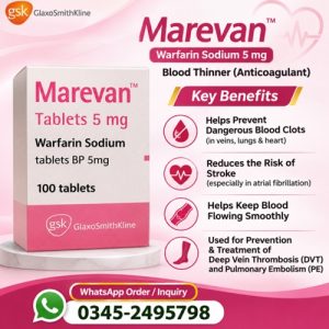 Marevan Warfarin Sodium 5Mg Tablets Price In Pakistan