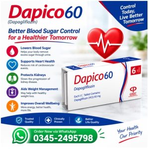 Dapico 60 Tablets Price In Pakistan