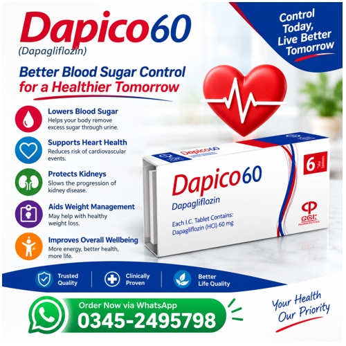 Dapico 60 Tablets Price In Pakistan Dapico 60 Tablets Price In Pakistan