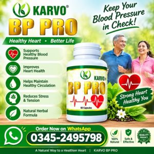 Karvo BP Pro Capsule Price In Pakistan