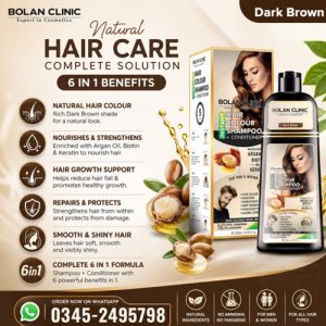 Bolan Clinic Dark Brown Hair Color Shampoo Price In Pakistan