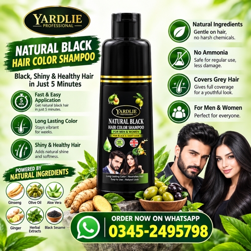 Yardlie Black Hair Shampoo Price In Pakistan