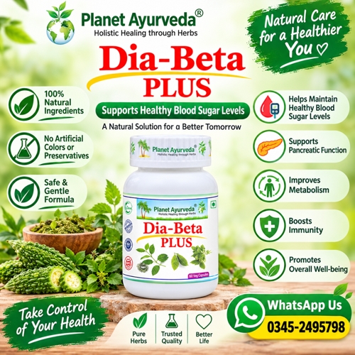 Planet Ayurveda Dia-Beta Plus Capsules Price In Pakistan