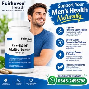 Fairhaven Health FertilAid Multivitamin for Men Price In Pakistan Fairhaven Health FertilAid Multivitamin for Men Price In Pakistan