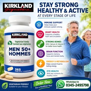 Kirkland Signature Men 50+ Hommes Tablets Price In Pakistan